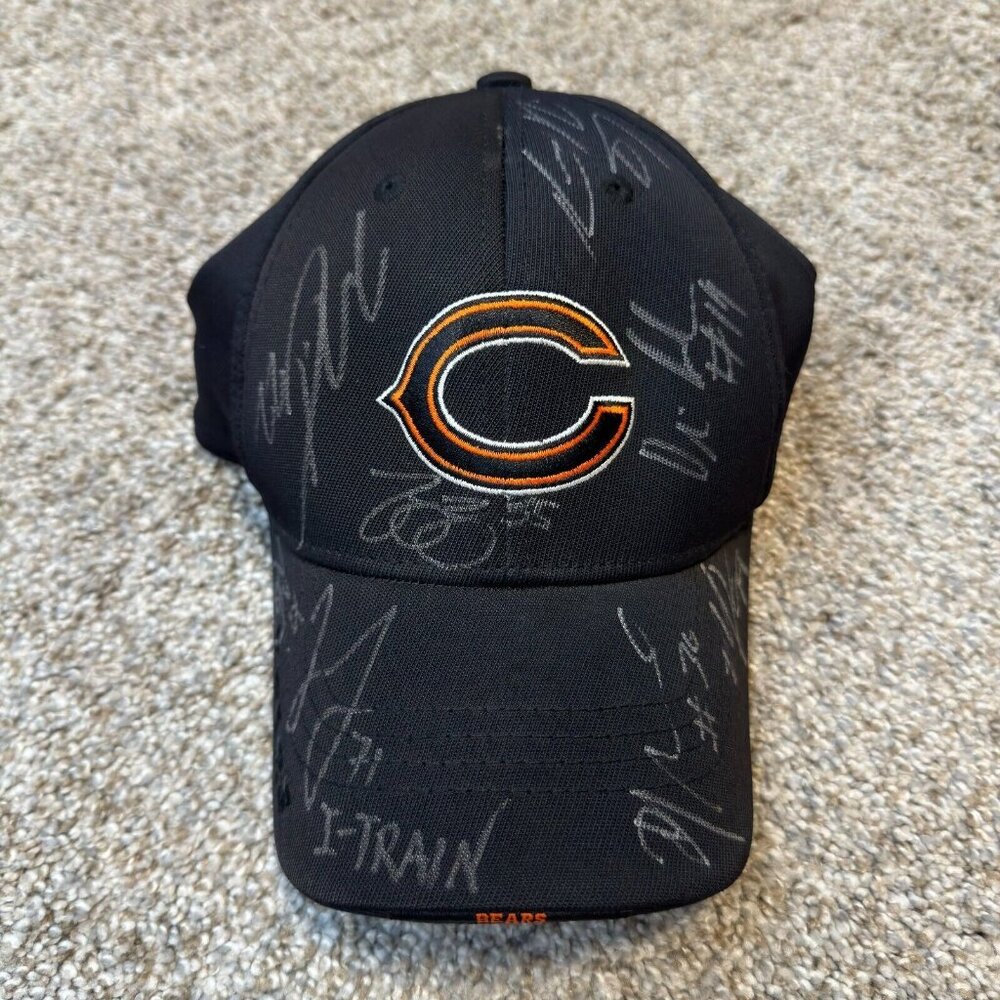 Chicago Bears Hat Signed Autographed Baseball Cap NFL Authentic Official S M